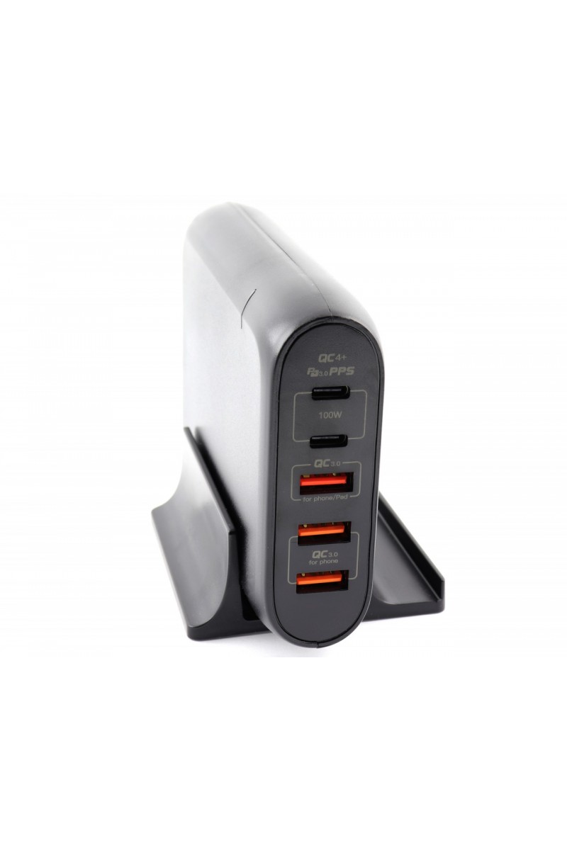 Statie de incarcare rapida 100W porturi USB-C USB-A PD3.0 QC4 Fast Charge