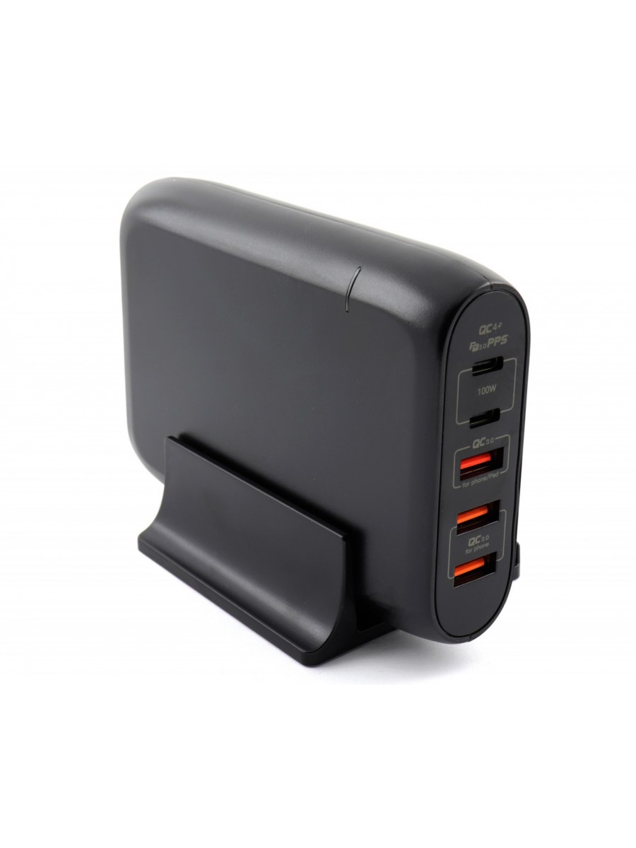 Statie de incarcare rapida 100W porturi USB-C USB-A PD3.0 QC4 Fast Charge